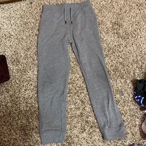 Grey sweatpants
